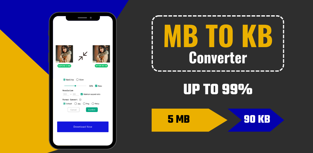 MB to KB converter