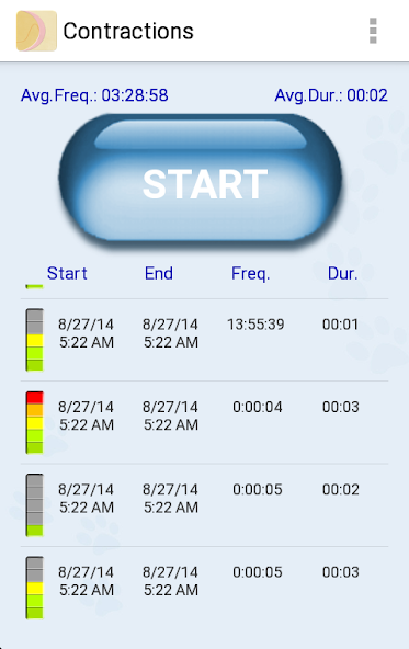 My Contractions Tracker