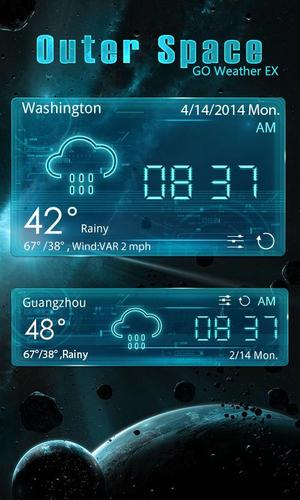 OUTERSPACE THEME GO WEATHER EX