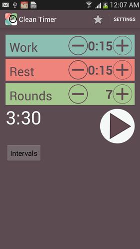 Clean Interval Timer