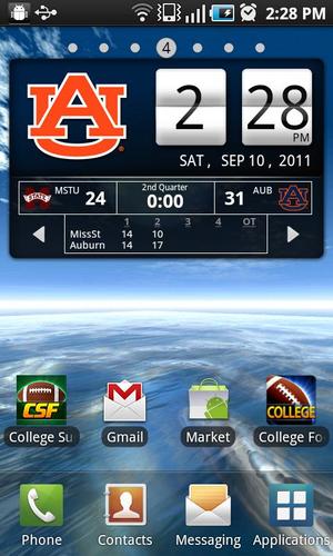 Auburn Tigers Live Clock