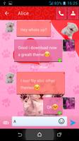 Pink Cats Theme GO SMS Pro