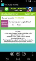 Cek Kuota Internet