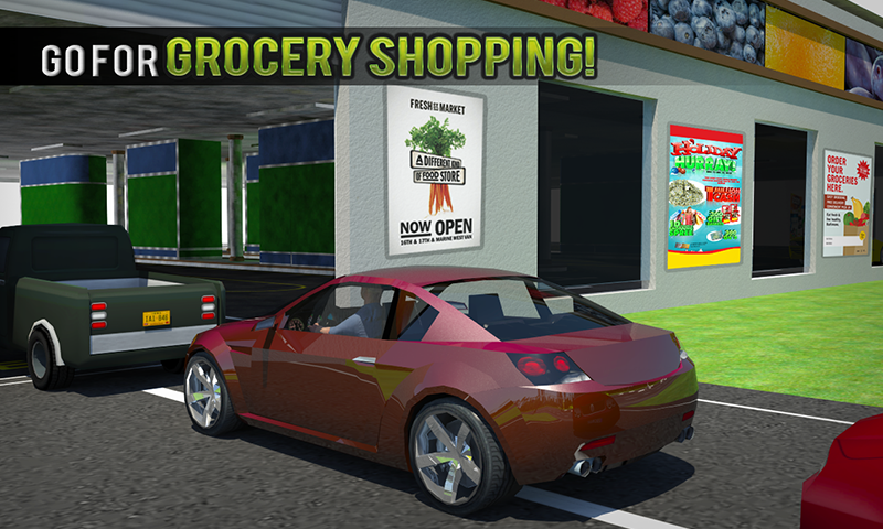 Shopping Mall Car Driving Game