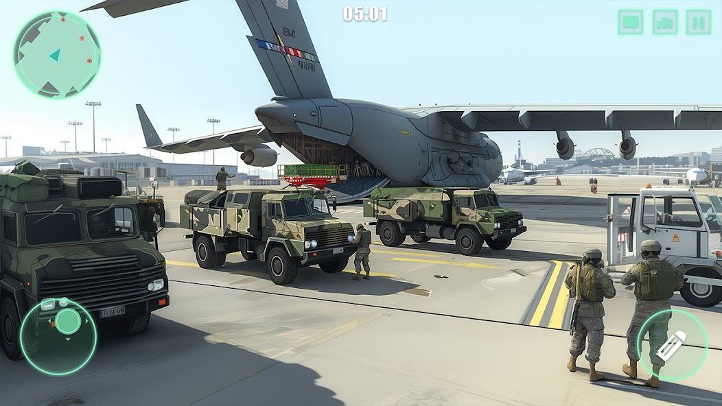 Army Vehicle Cargo: Truck Game