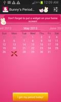 Bunnys Period Calendar/Tracker