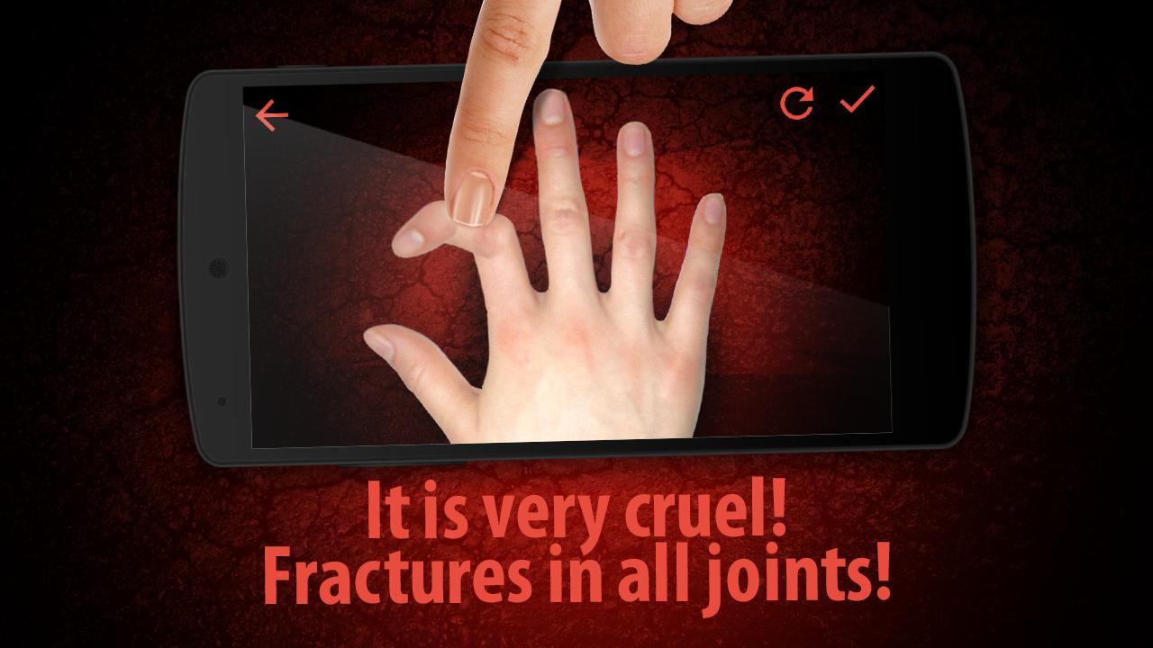 Breaking fingers simulator