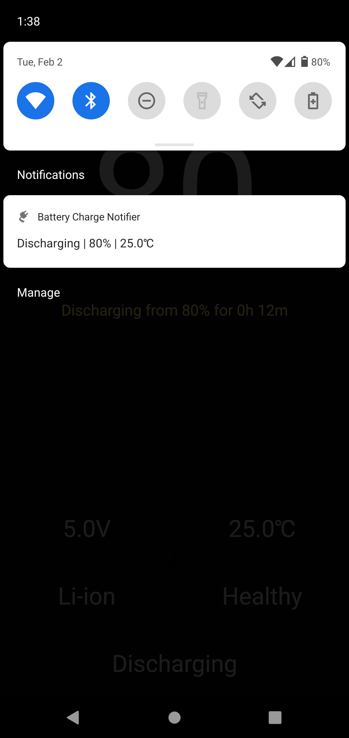 Battery Charge Notifier