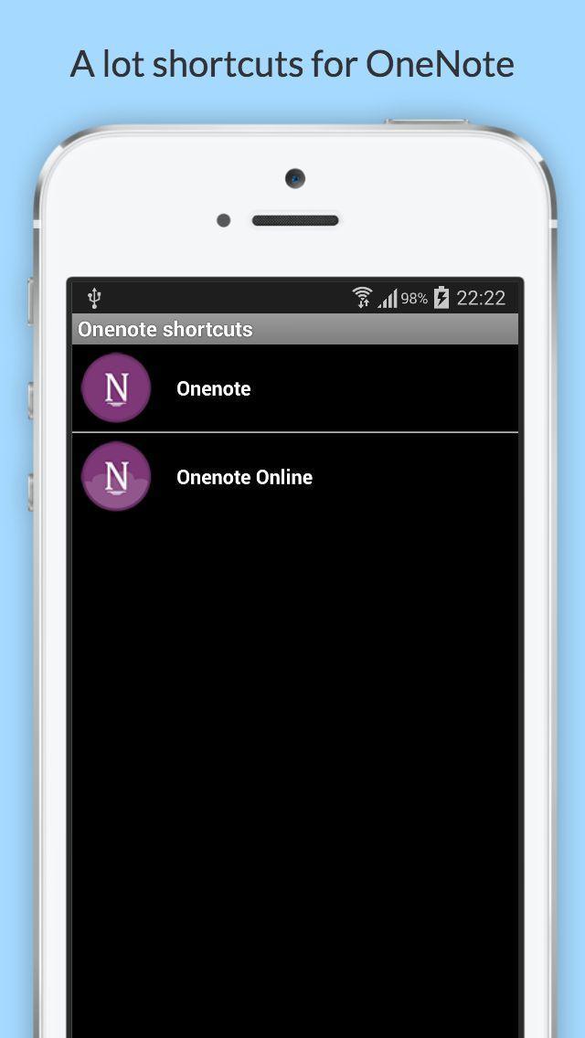 Free OneNote Mobile shortcuts