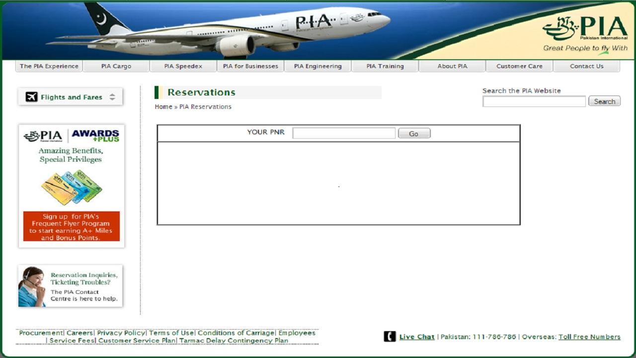 PIA Schedule