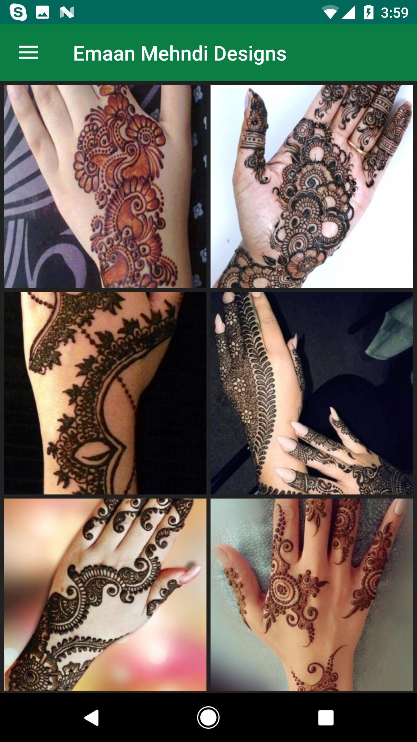 Emaan Mehndi Designs