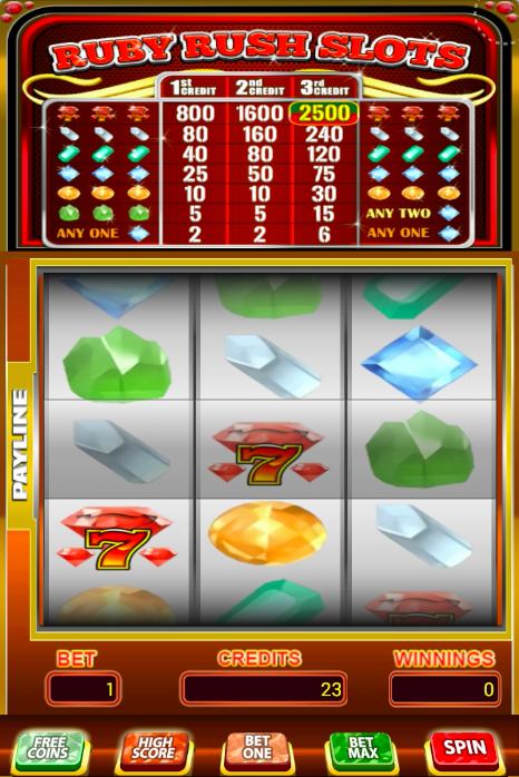 SLOTS - Ruby Rush Slots 777