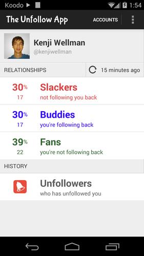 The Unfollow App for Twitter