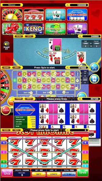 Real Casino:Slot,Keno,BJ,Poker