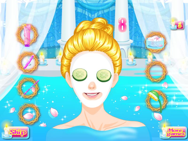 Beauty spa princess games