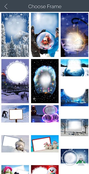 Winter Photo Frames