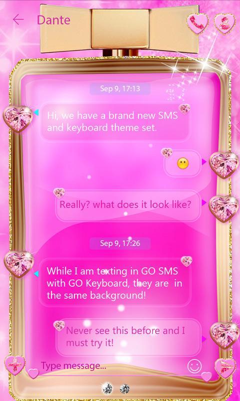 (FREE) GO SMS PERFUME THEME