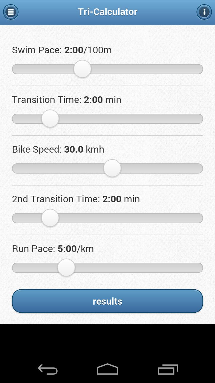 Triathlon Race Calculator