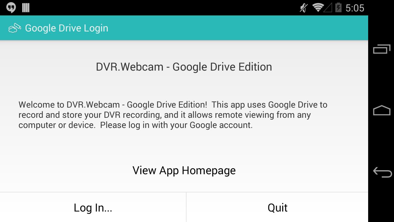 DVR.Webcam - Google Drive