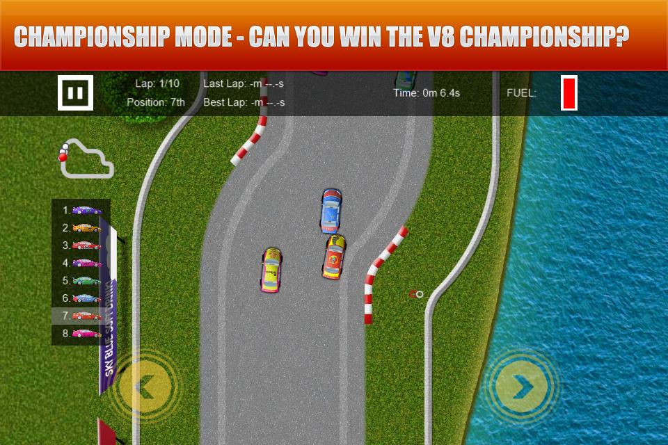 V8 Racing Car Game