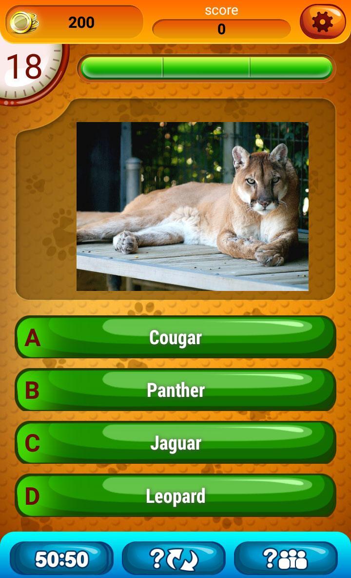 Animals Quiz Game