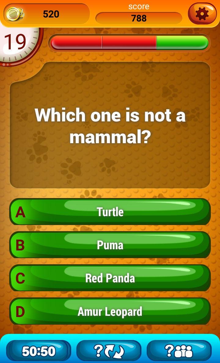 Animals Quiz Game