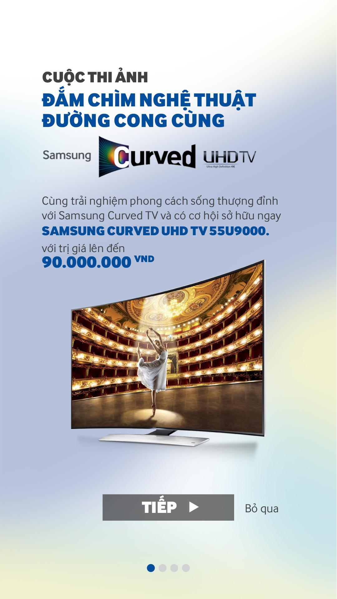 Samsung Curved UHD TV