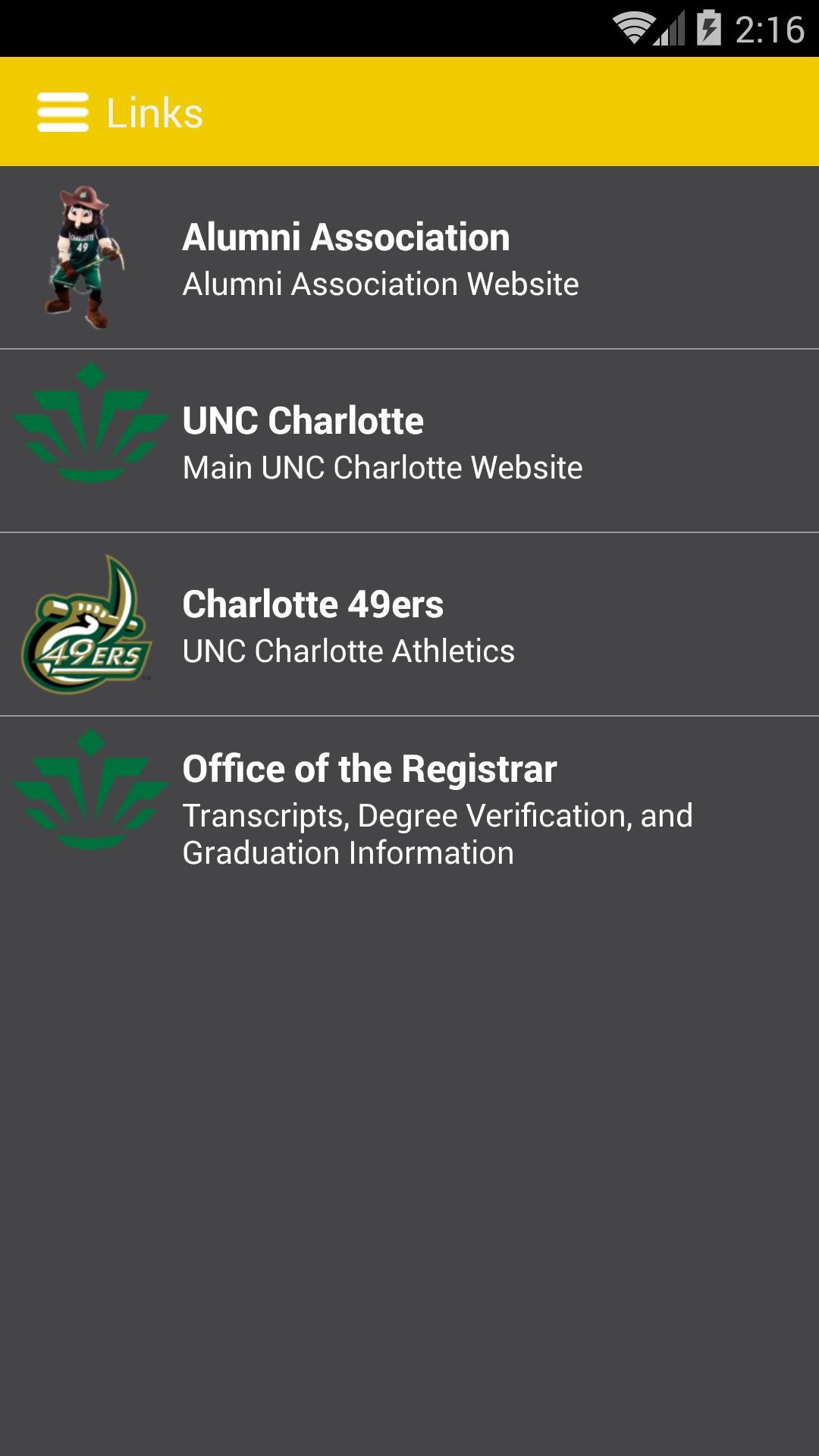 UNC Charlotte Alumni Perks