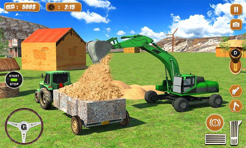 Tractor Farm & Excavator Sim