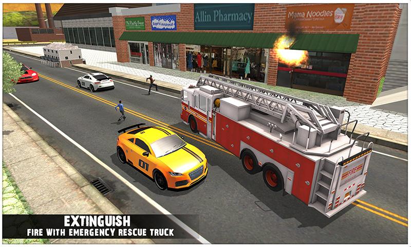 Emergency Rescue Urban City