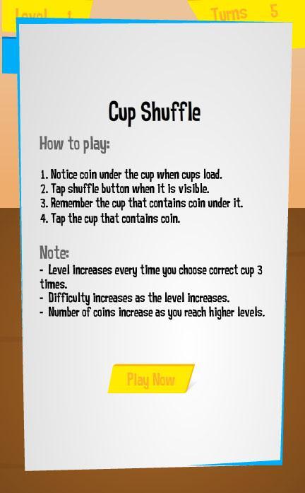 Cup Shuffle