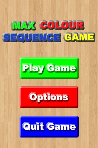 Max Colour Sequence Game