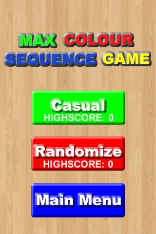 Max Colour Sequence Game