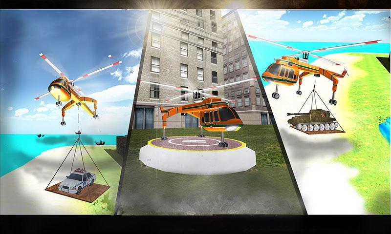 Army Helicopter Aerial Crane: City Flying Pilot