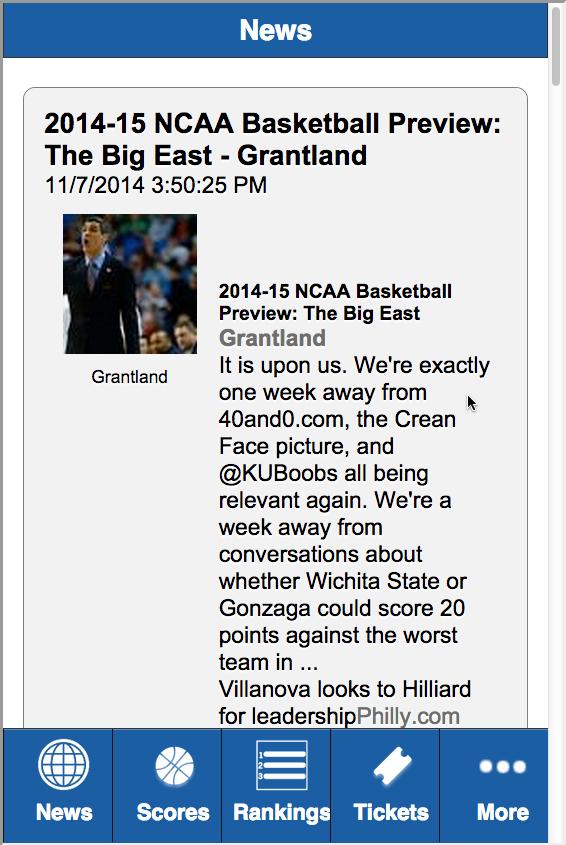 College Basketball 2015/16