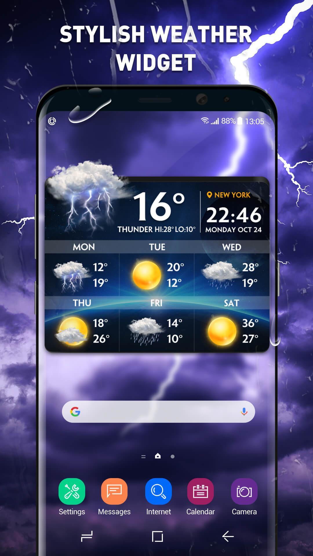 Local weather & widget