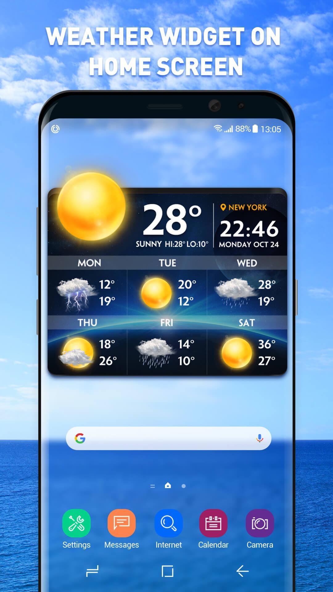 Local weather & widget