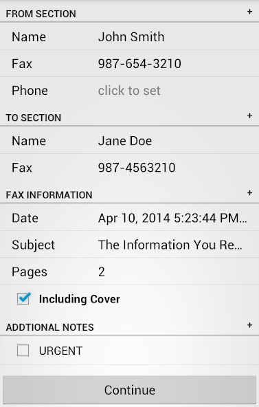 FaxCover
