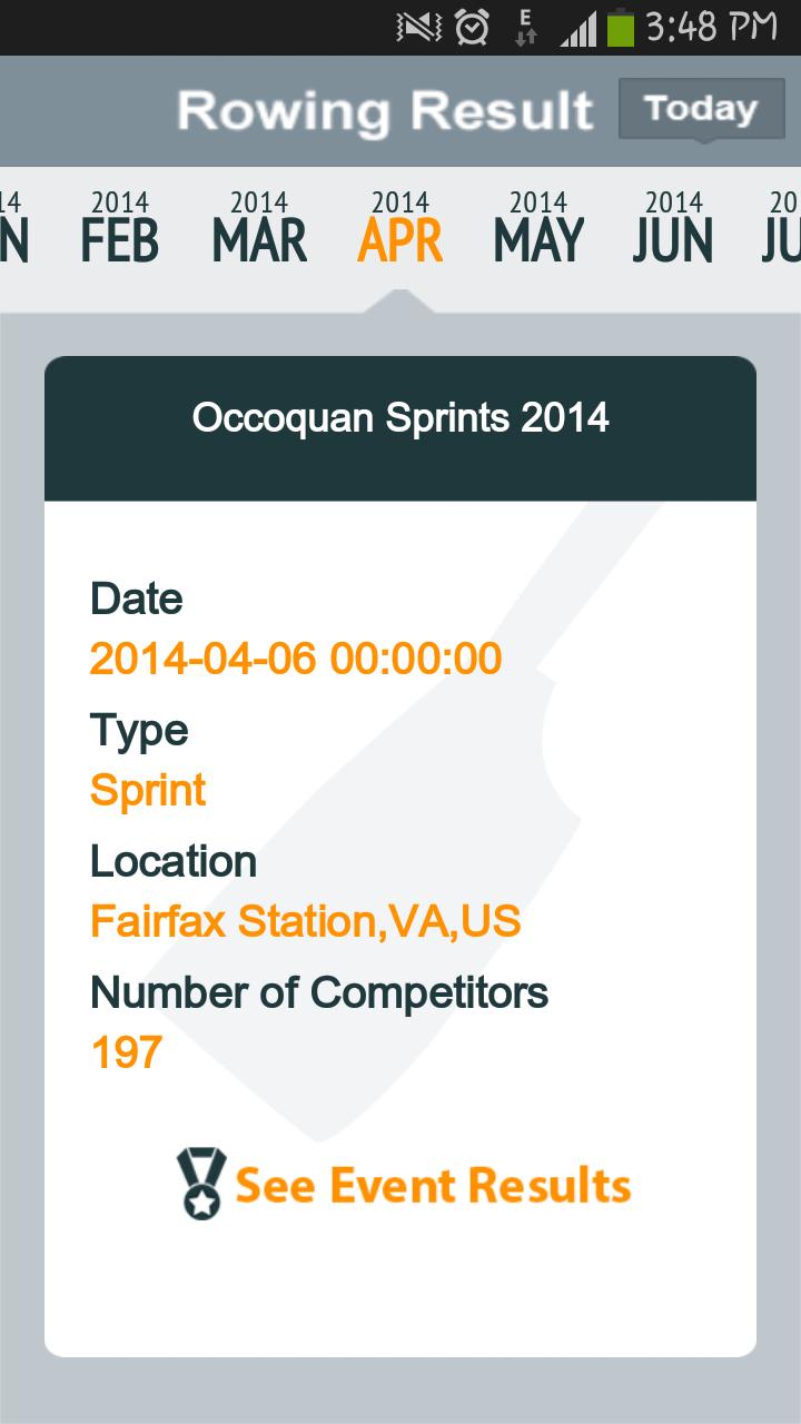 Rowing Result