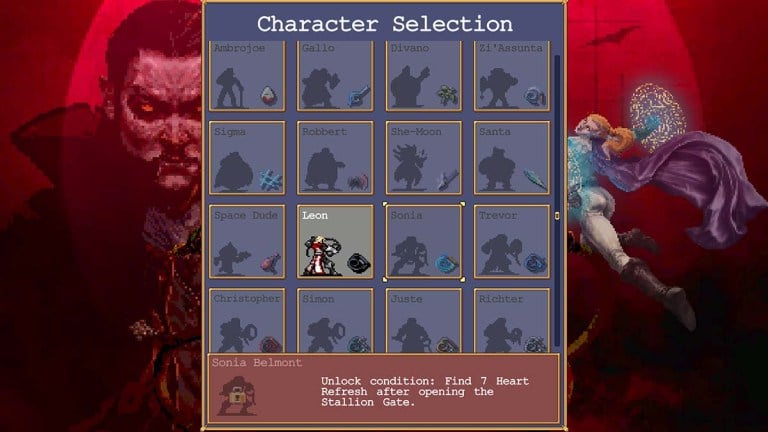 Como desbloquear Sonia Belmont em sobreviventes de vampiros Ode para Castlevania