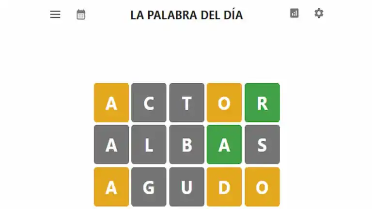 今日のスペイン語のワードル答え（2024年11月）
