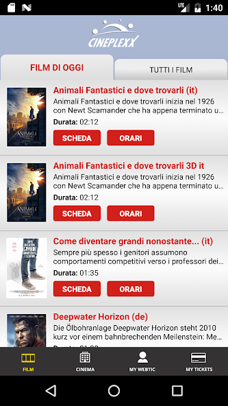 Webtic Cineplexx Bolzano