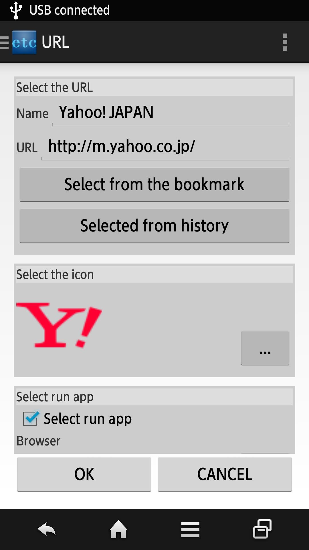 Shortcut etc