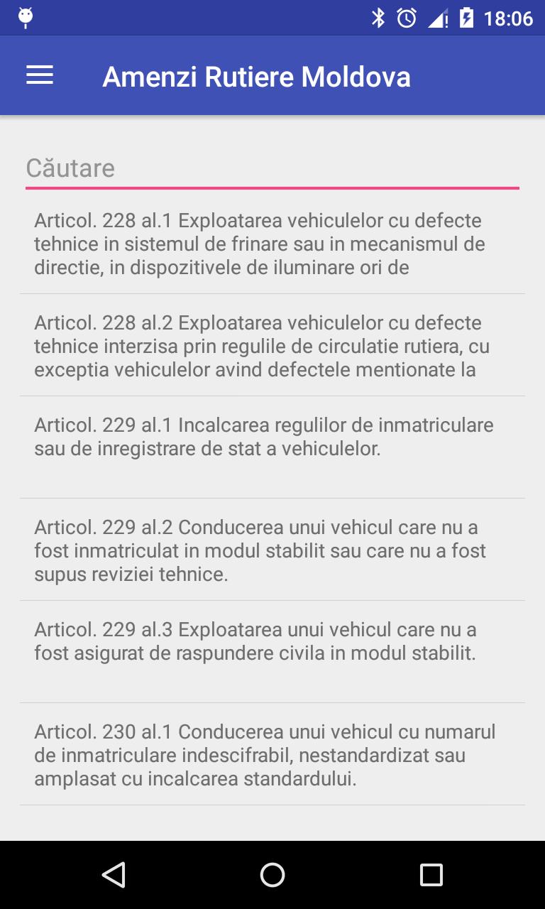 Amenzi Rutiere Moldova