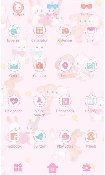 Rabbit Theme-Little Lovers-