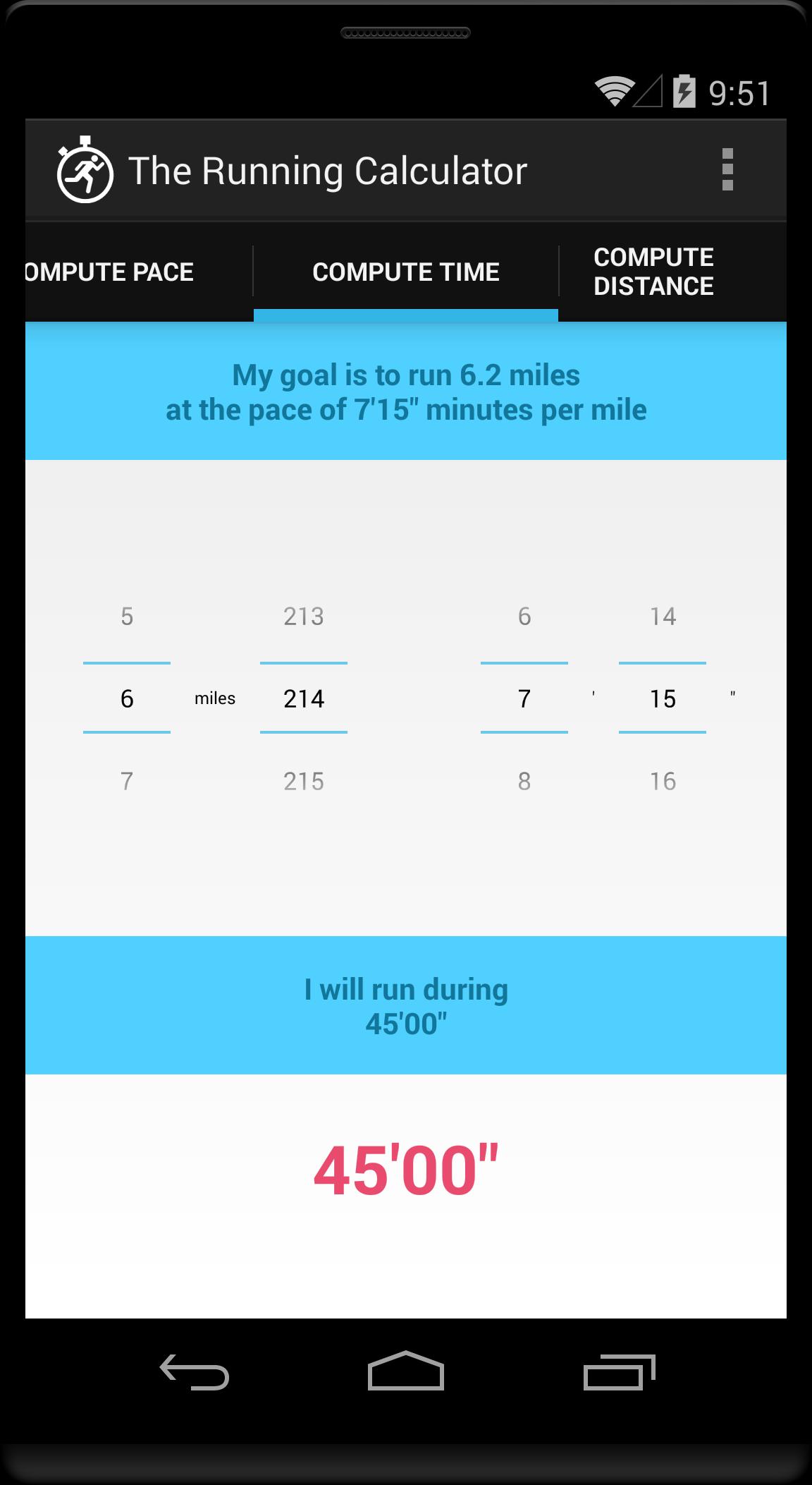 The Running Calculator