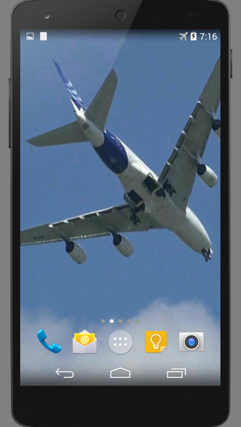 Airplane 3D Live Wallpaper