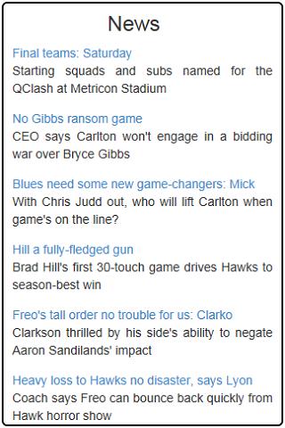 AFL News & Scores