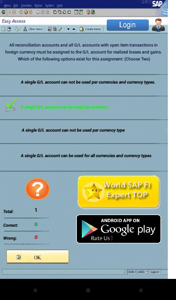 SAP FI TFIN Questions