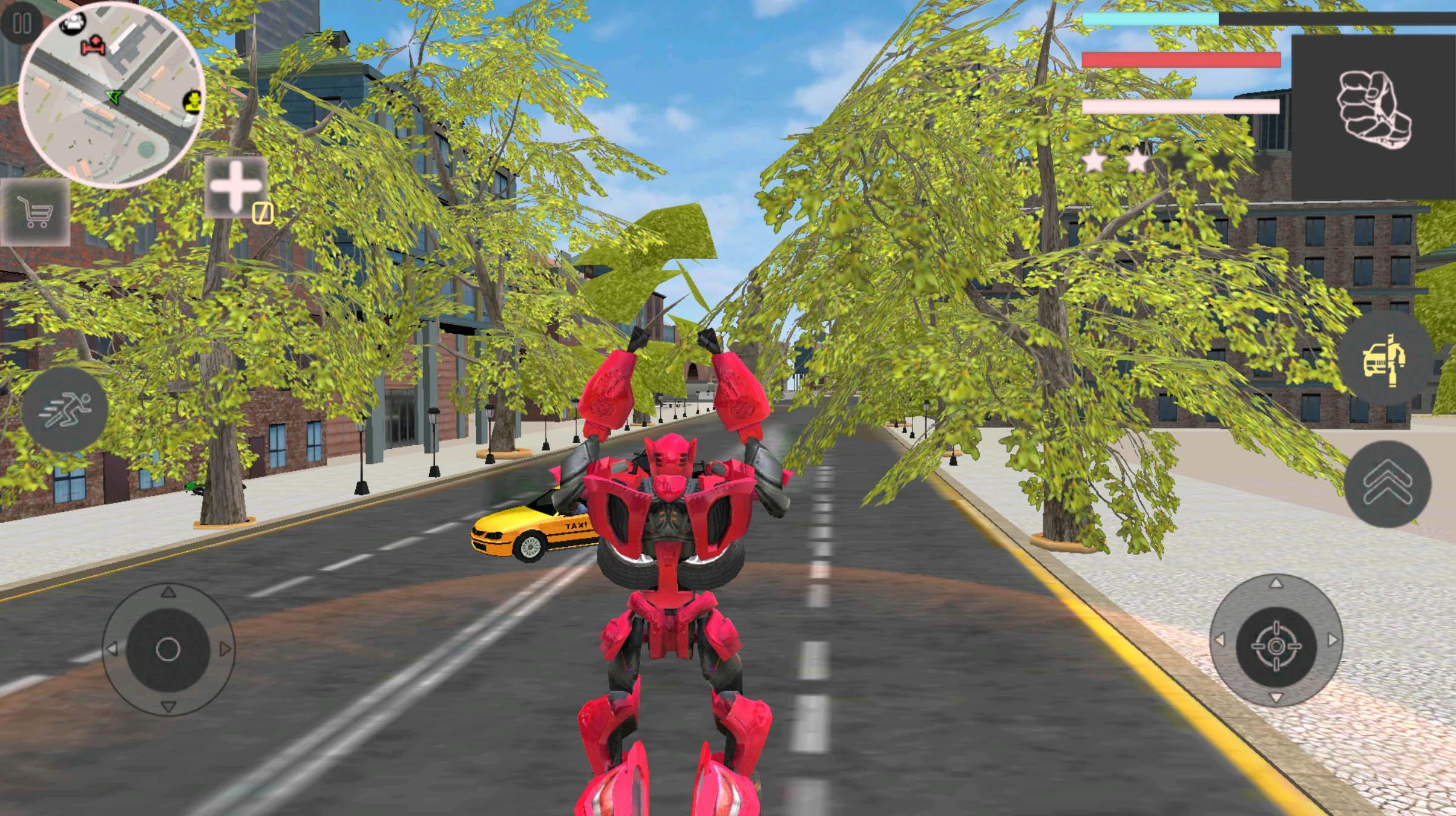 Super Robot Car Transforme Futuristic Supercar